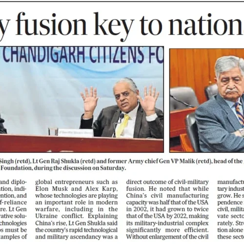 Book Discussion : Civil-Military Fusion as Metric of National Power and Comprehensive Security