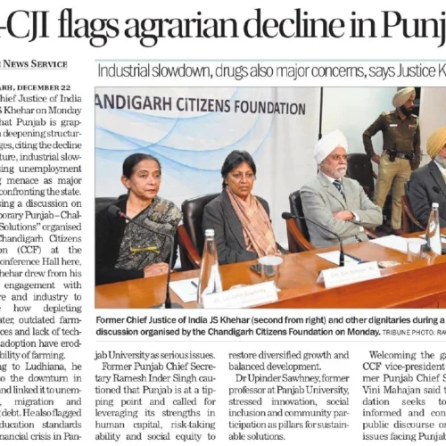 Discussion on “Contemporary Punjab Challenges & Solutions”