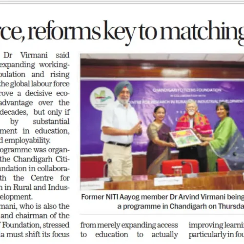 Skilled workforce, reforms key to matching China: Virmani