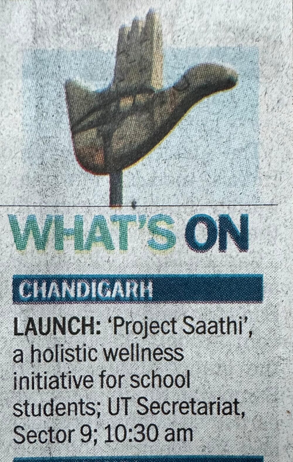 Launch of project Saathi
