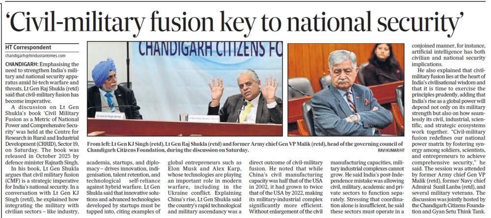 Civil-military fusion key to national security