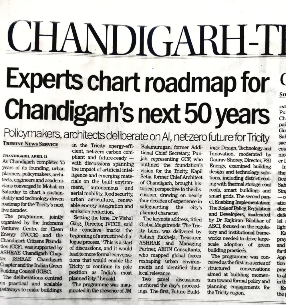 Experts chart roadmap for Chandigarh's next 50 years