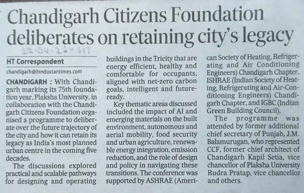 Experts chart roadmap for Chandigarh's next 50 years