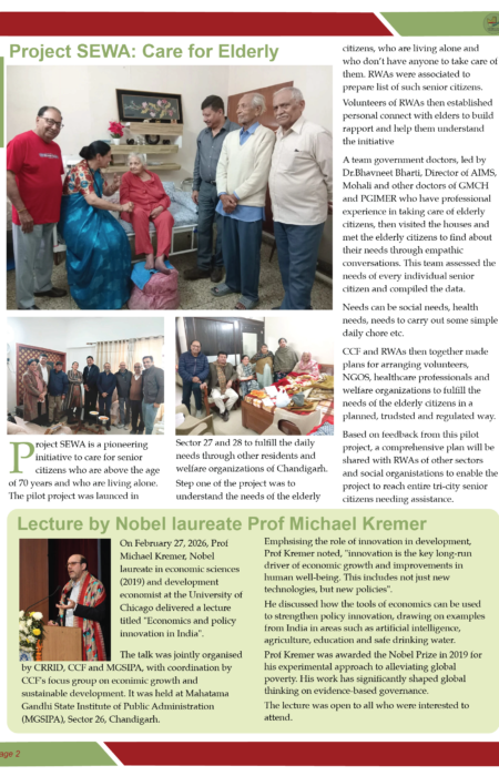 CCF Newsletter - April Edition 2026