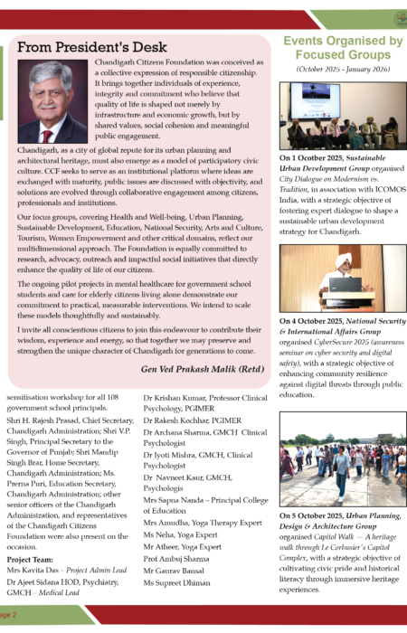 CCF Newsletter - January Edition 2026