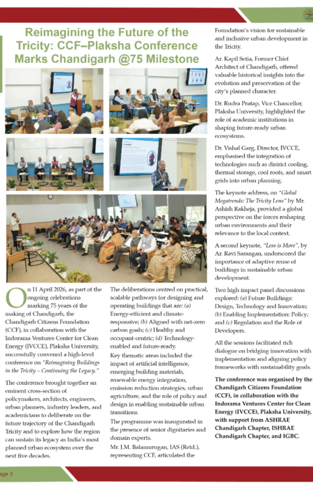 CCF Newsletter - April Edition 2026