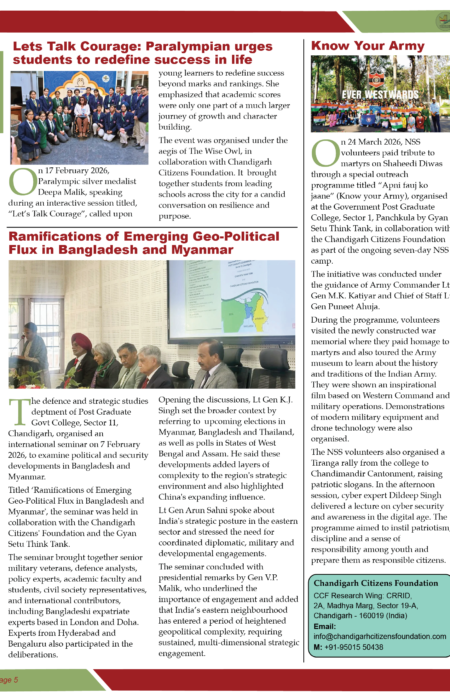 CCF Newsletter - April Edition 2026