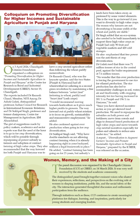 CCF Newsletter - April Edition 2026